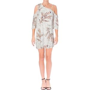 1. State Printed One- Shoulder Cocktail Dress